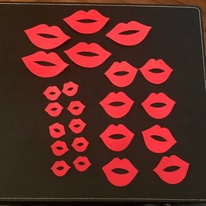 Crafting - Red Lips Cutouts